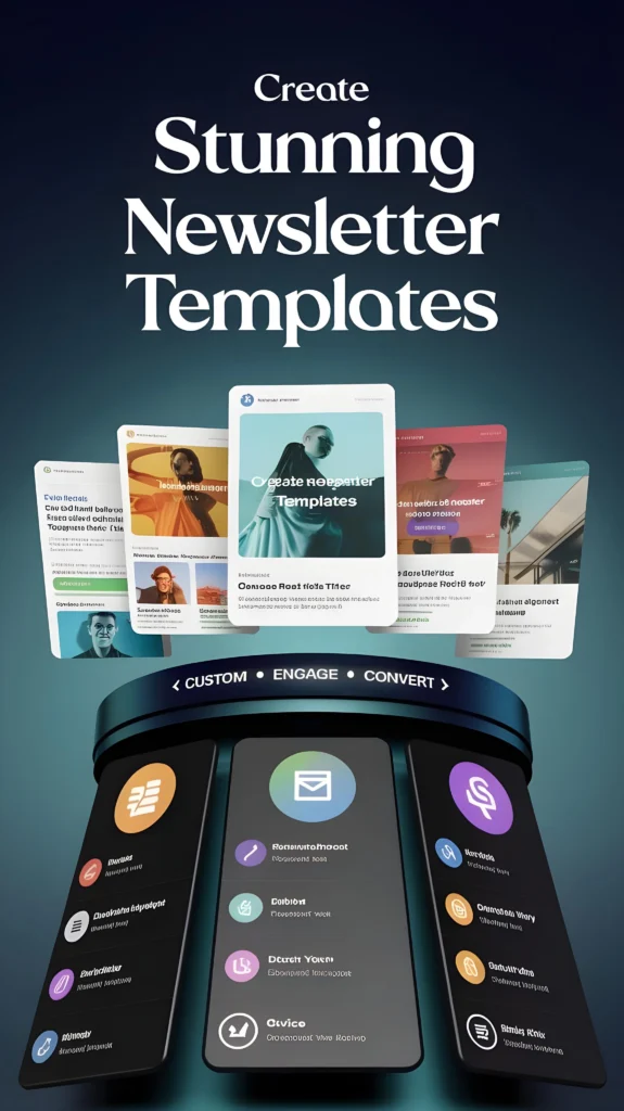 Responsive email newsletter templates for email marketing campaign